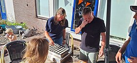 Poffertjes bakken